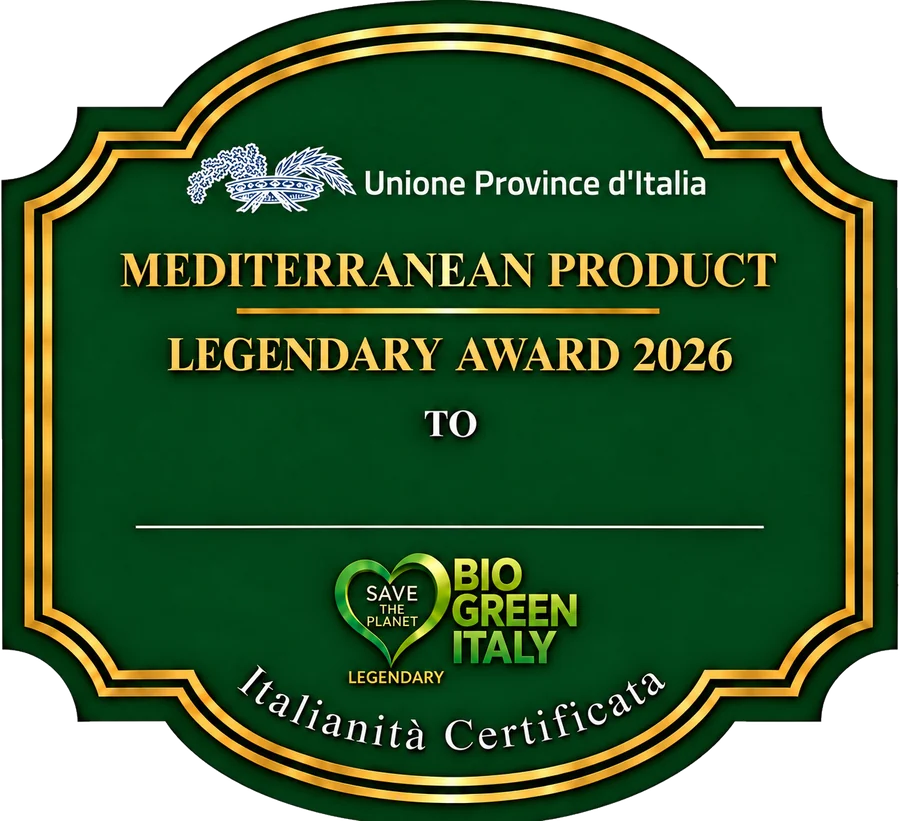 La targa del Legendary Award 2026 consegnata alle aziende vincitrici